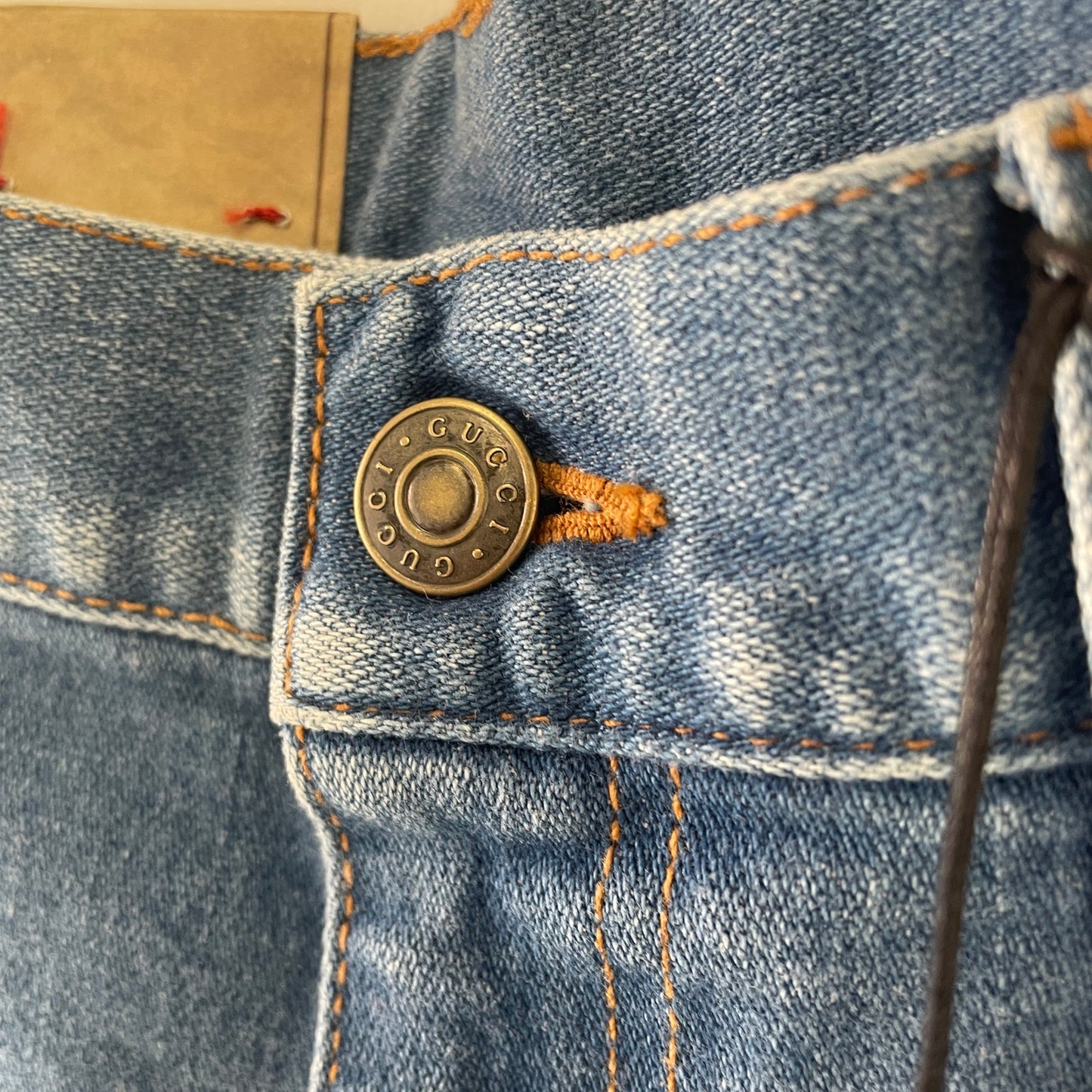 Gucci high waisted flare stripe denim size 27 NWT