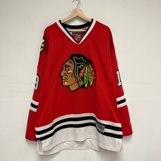 00’s Jonathan Toews Chicago Blackhawks Reebok NHL Jersey Size XXL