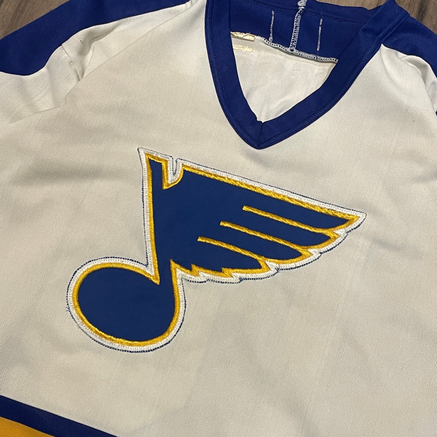 NHL ST LOUIS BLUES 70's hockey jersey L