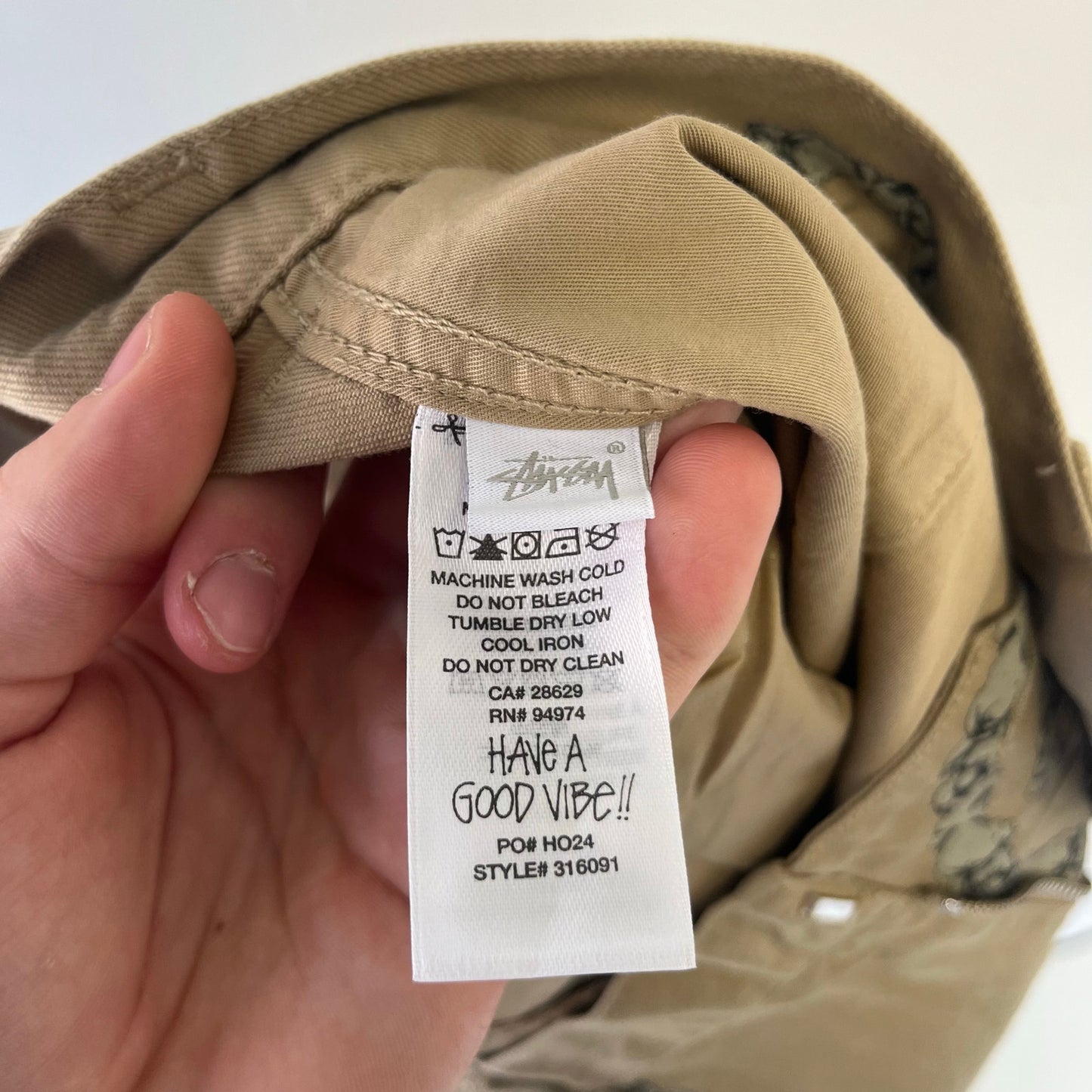 Stussy x Denim Tears SS Wreath Chino Pants NWT 38