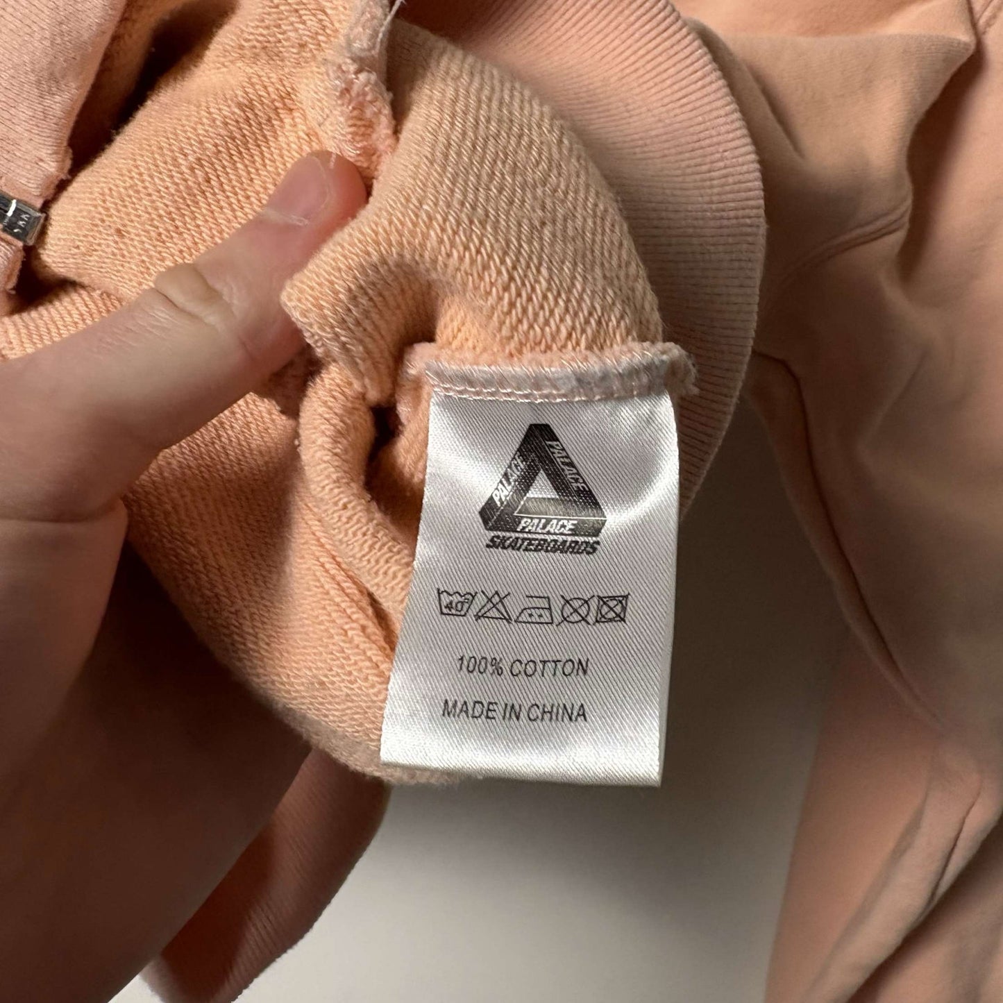 Palace Sport Selecta Peach Pink Track Top zip up S