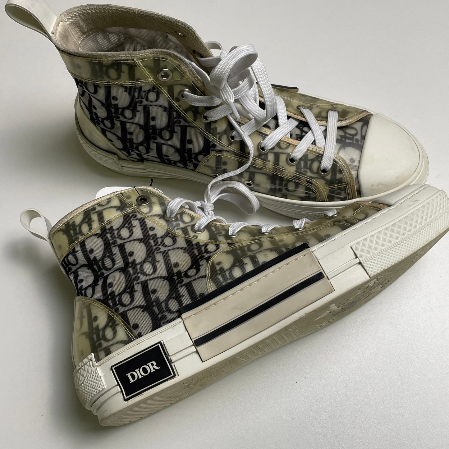 DIOR B23 oblique Hightop sneaker 9