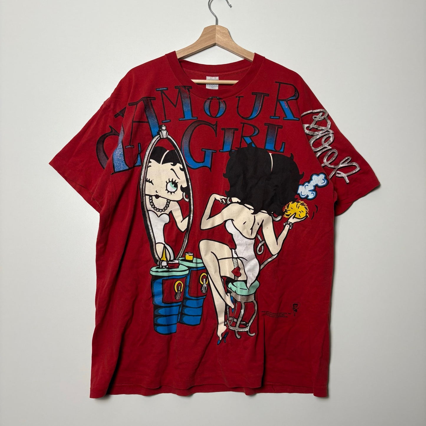 Vintage Betty Boop Glamour Girl AOP tee 1996 XL