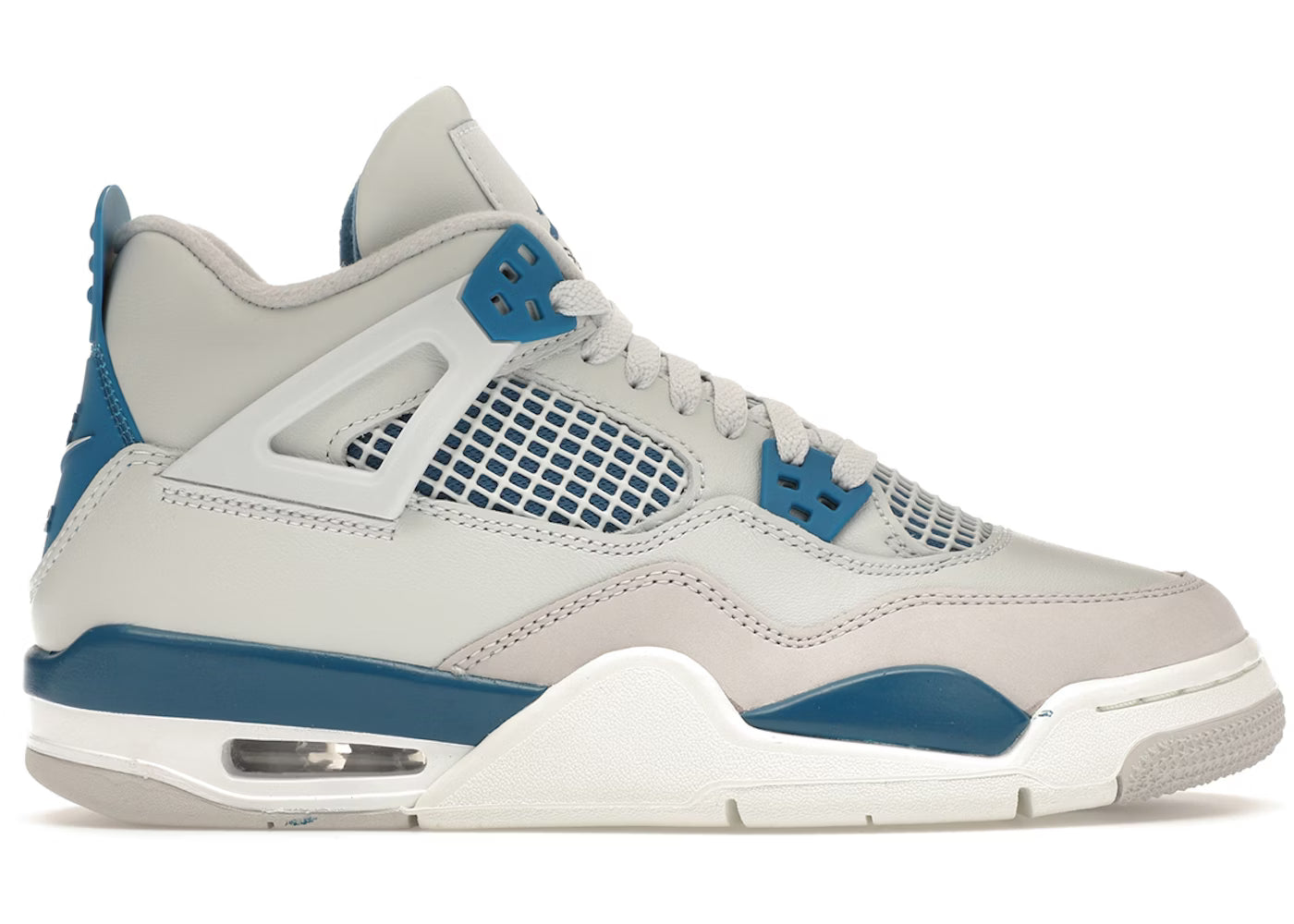Jordan 4 Military Blue GS Size: 4.5M/6W, 5M/6.5W, 5.5M/7W, 6.5M/8W