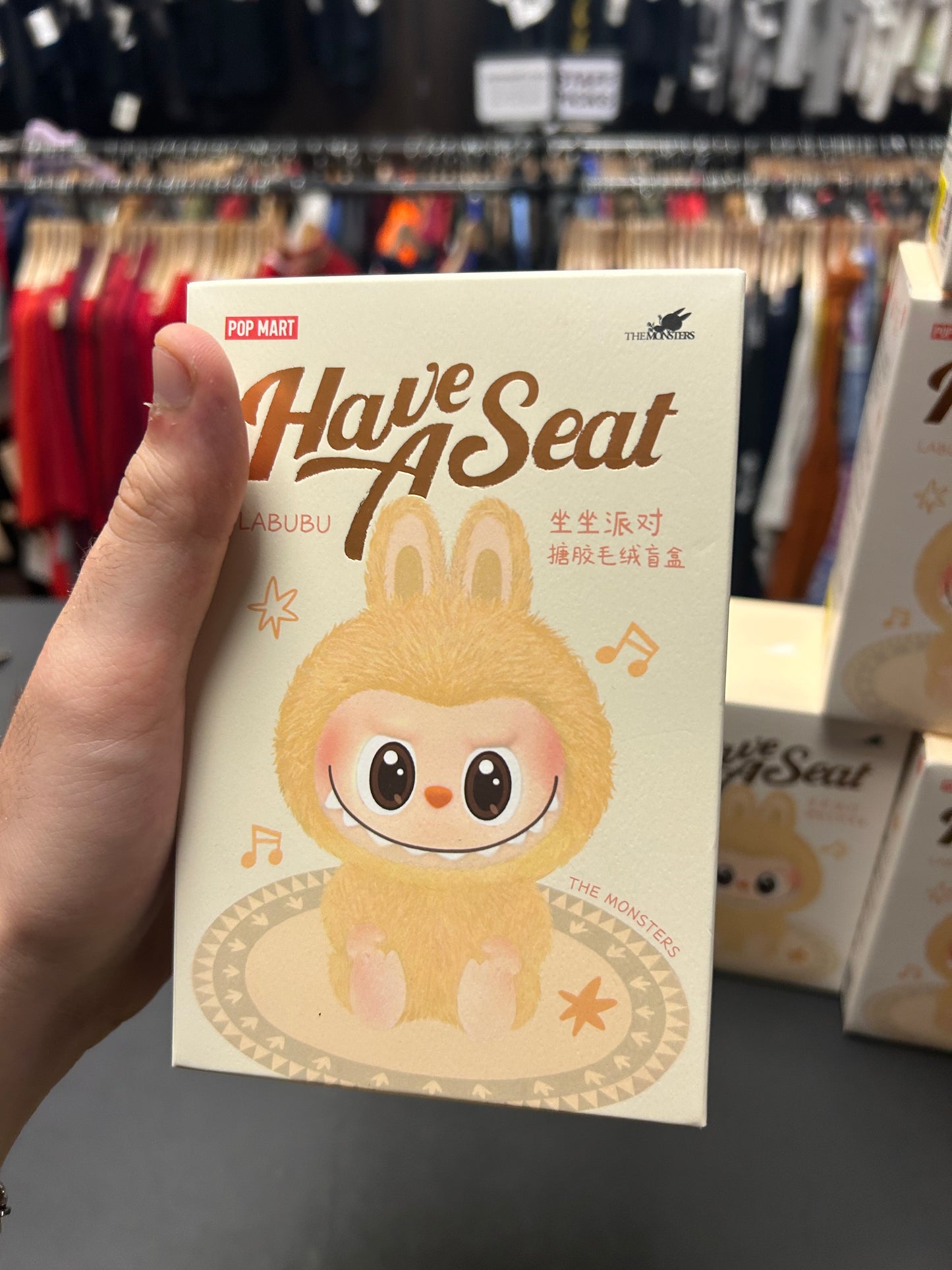 Pop Mart Labubu The Monsters Have A Seat Plush Blind Box