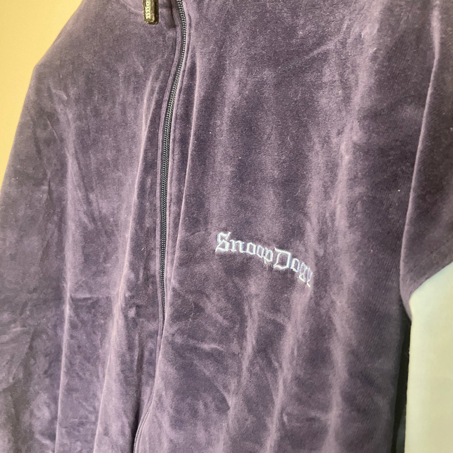 Snoop Dogg clothing company velour tracksuit set XXL