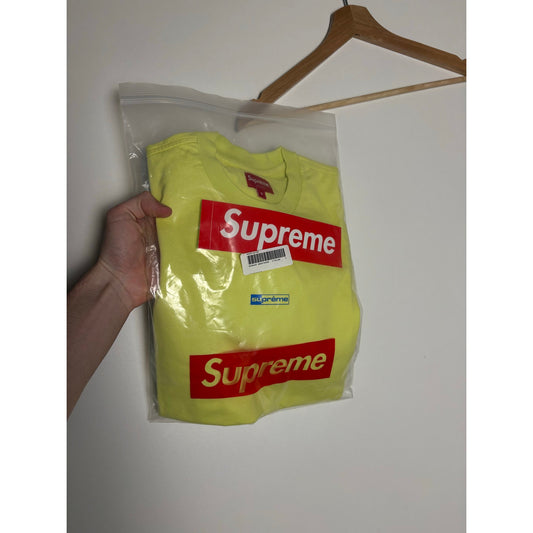 Supreme Invert S/S Top yellow green Men's small SS20