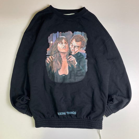 Off-White vampire seeing things crewneck S/M
