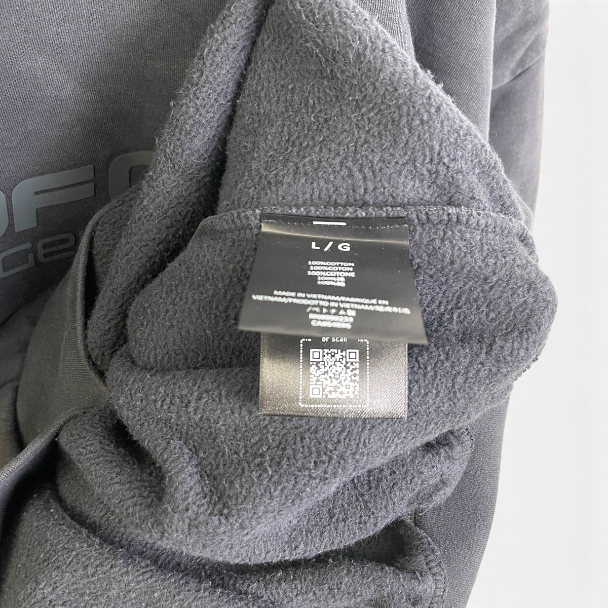 New Essentials Fear Of God Sweatshirt Grey Size L