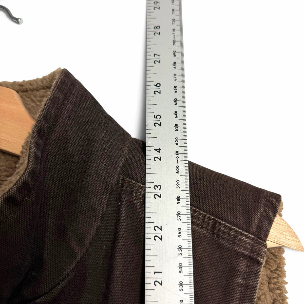 Carhartt Brown Sherpa Lined Vest M
