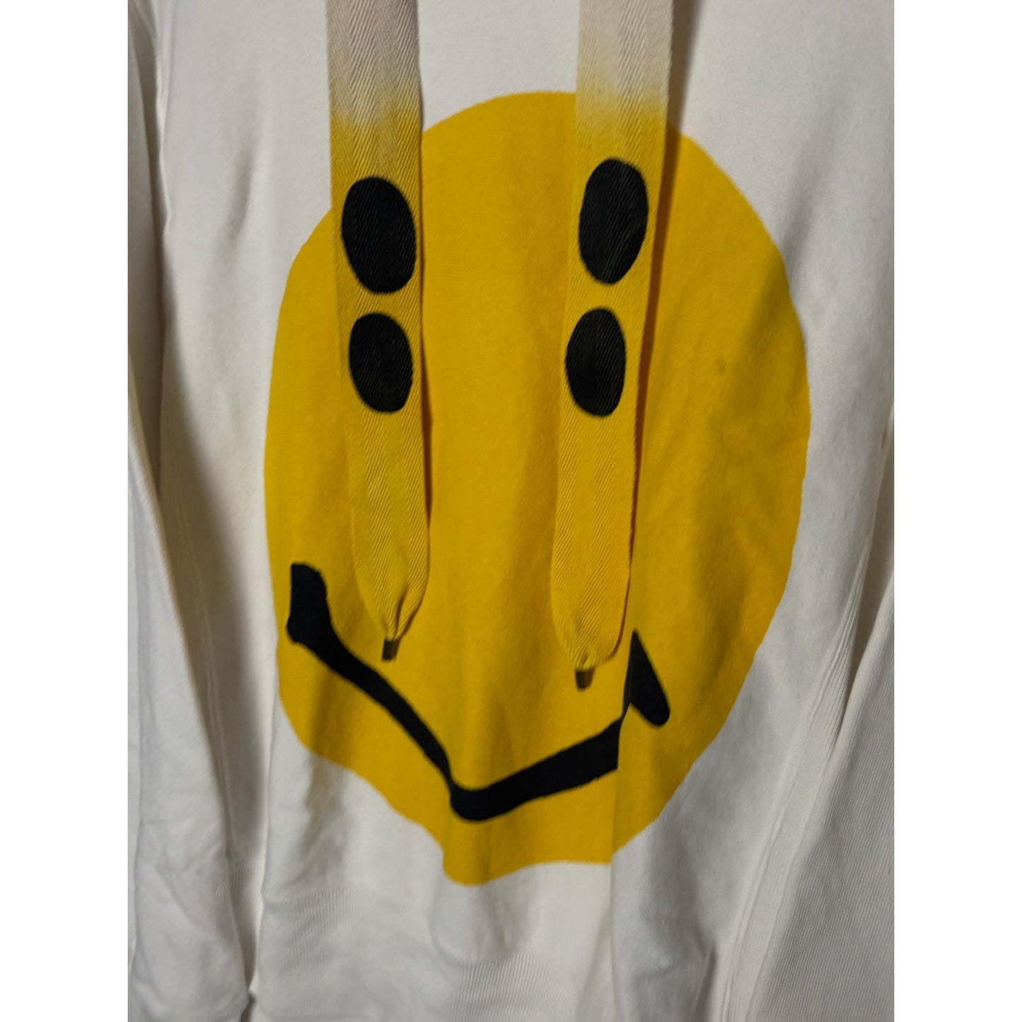 Kapital rain smiley face white hoodie L