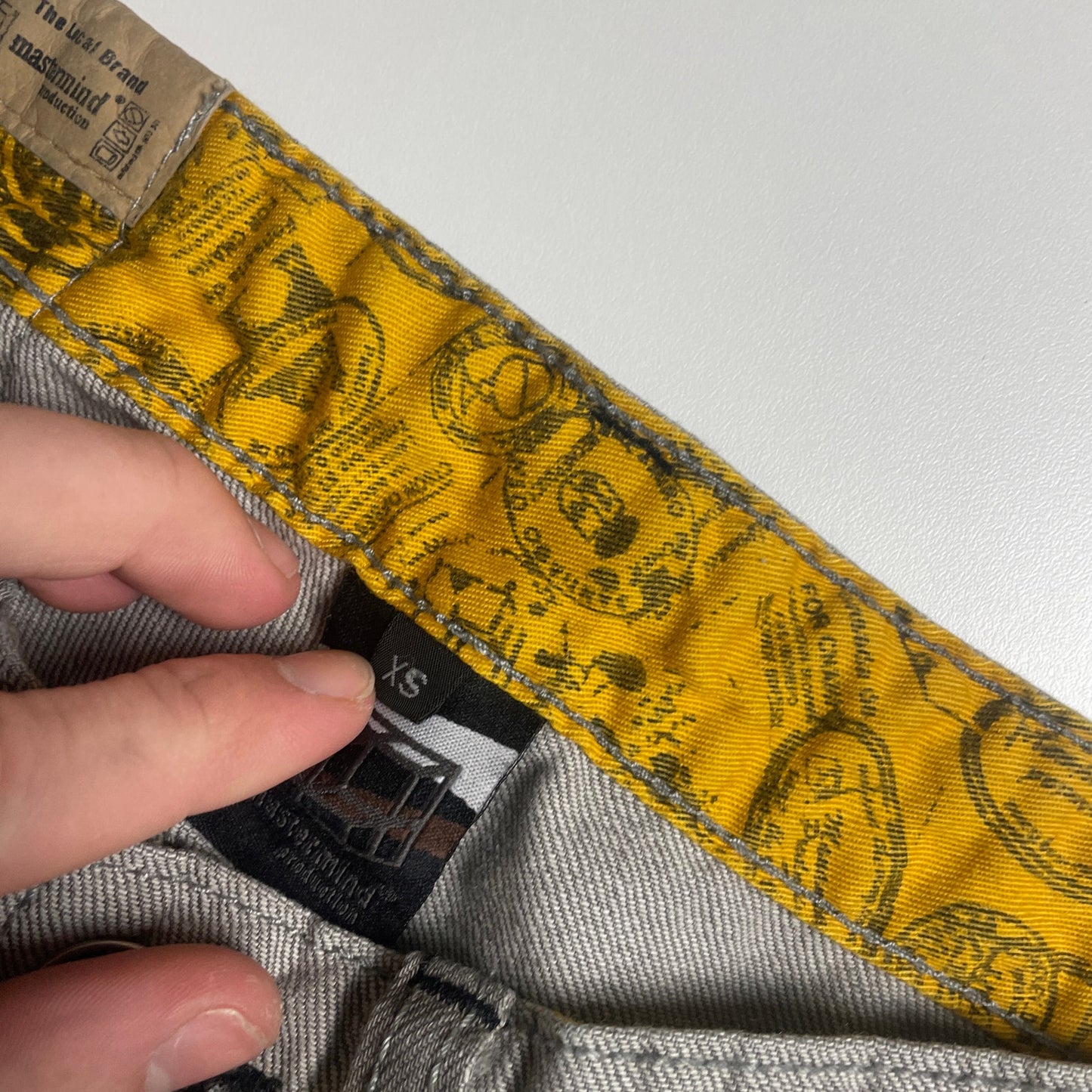 Mastermind studios Japan grey denim XS