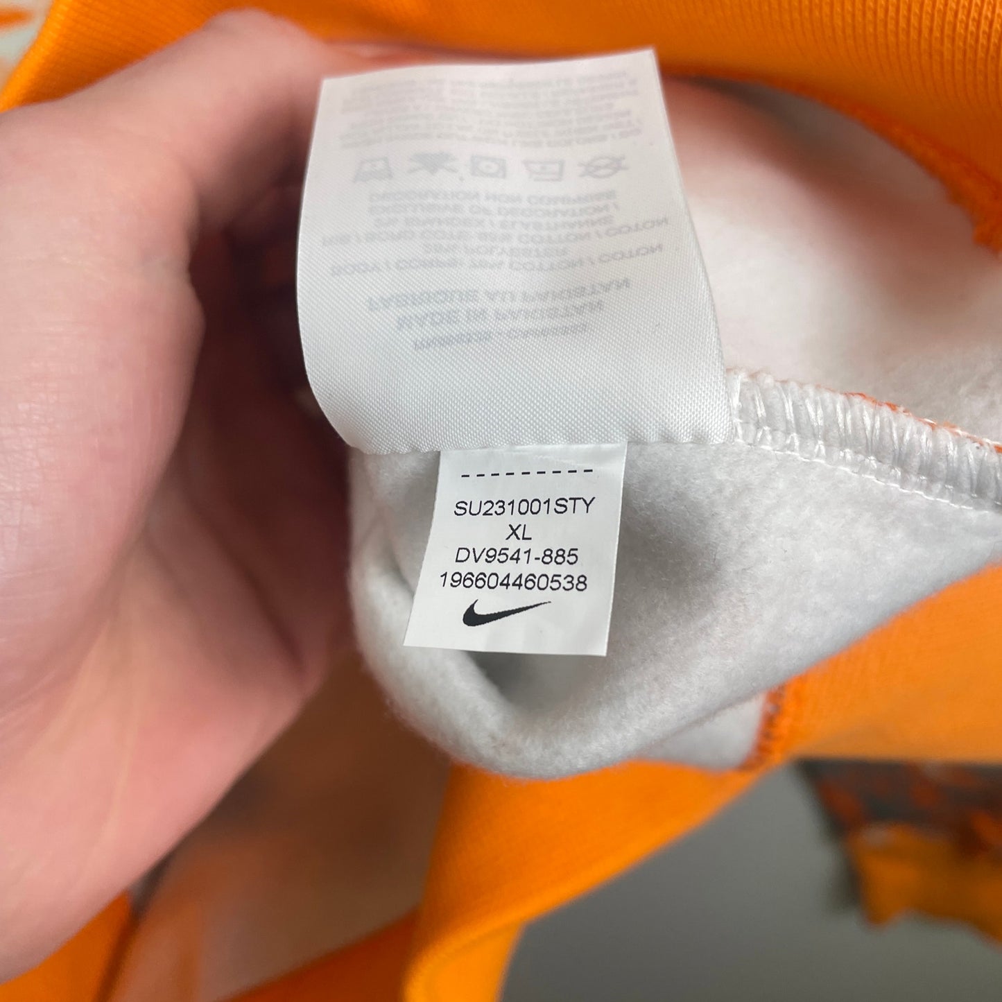 Nike ACG Nike aop orange crewneck XL NWT