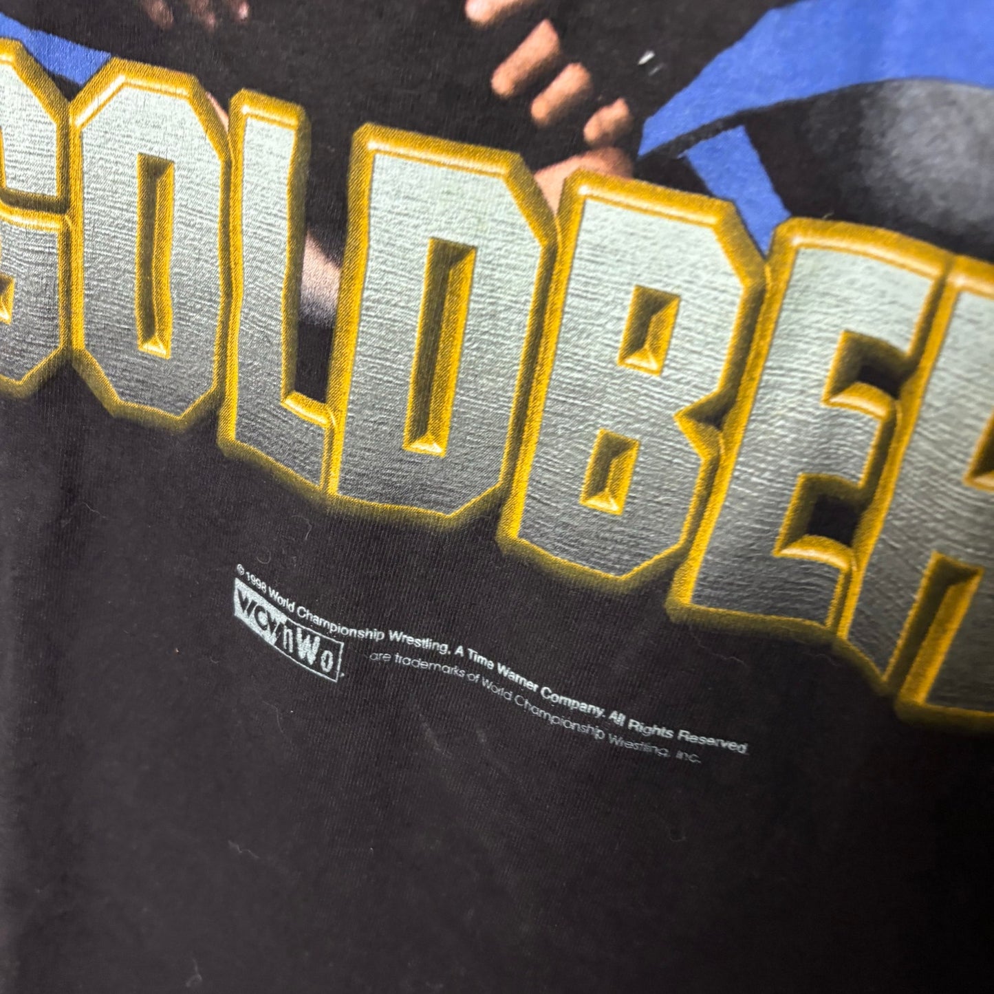 Vintage Bill Goldberg wrestling tee L