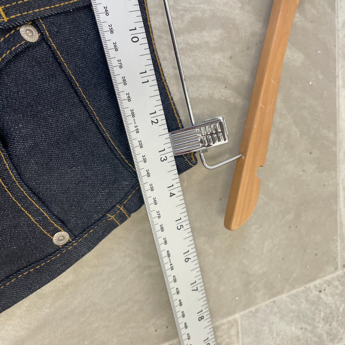 Naked & Famous darkwash selvedge denim 28 NEW