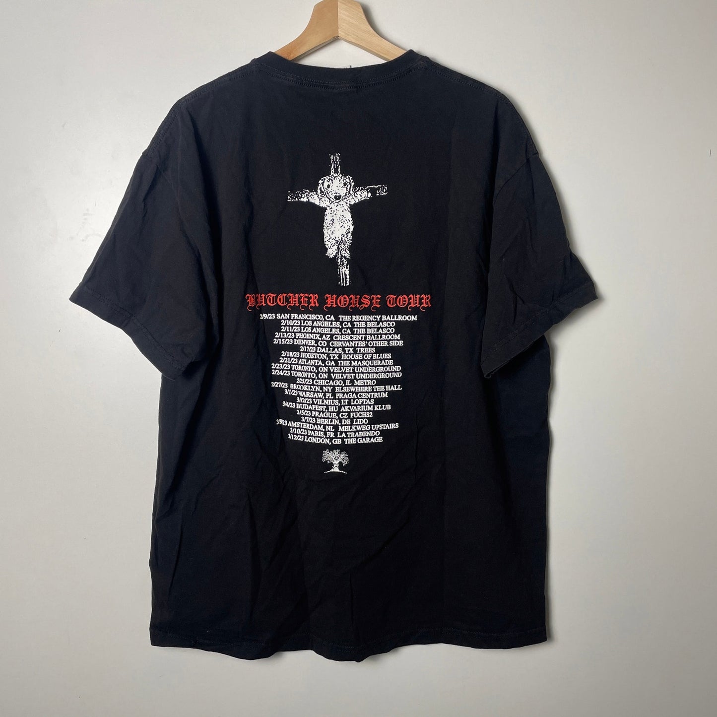 Semetery butchers house tour t shirt XL