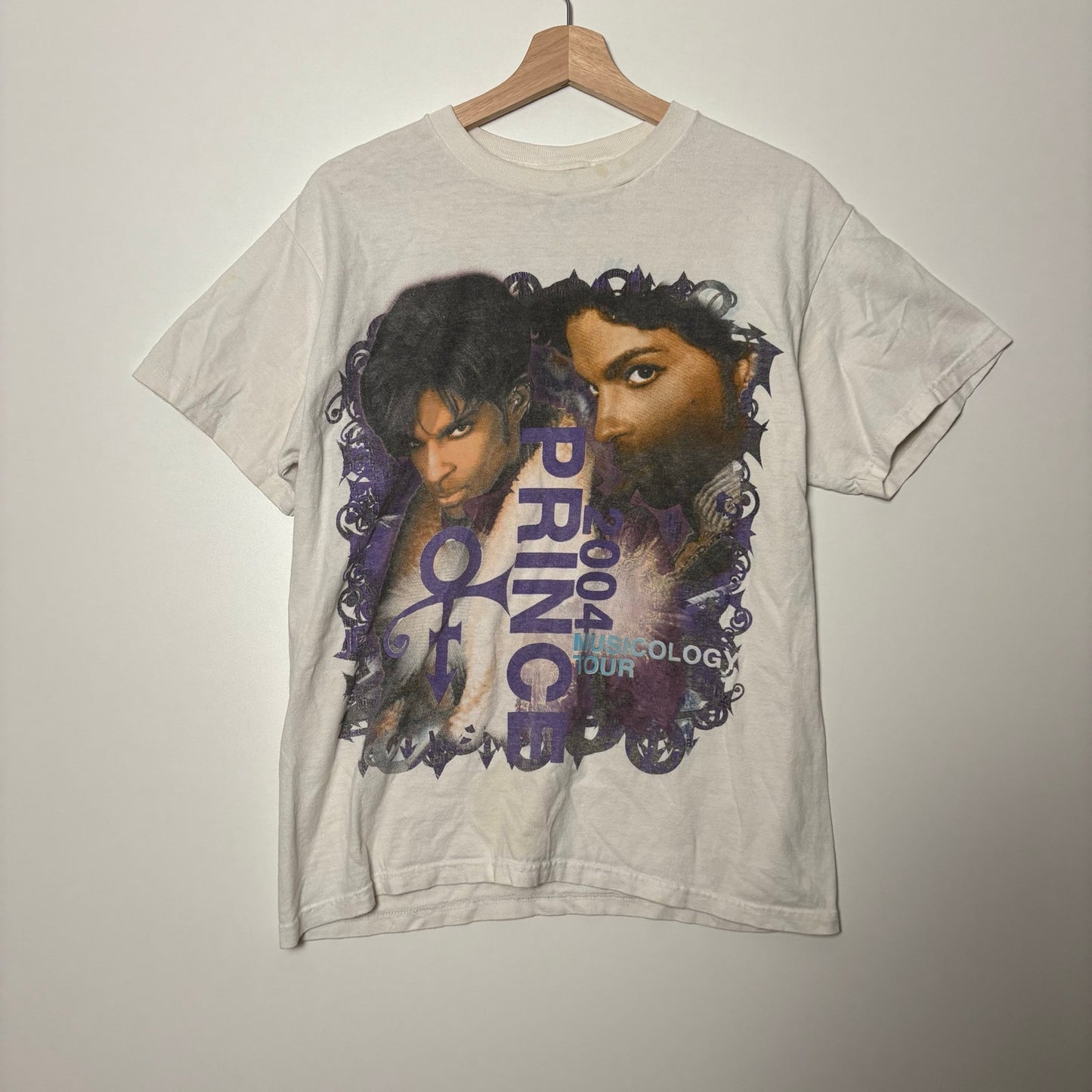Vintage Prince Musicology 2004 tour concert shirt M