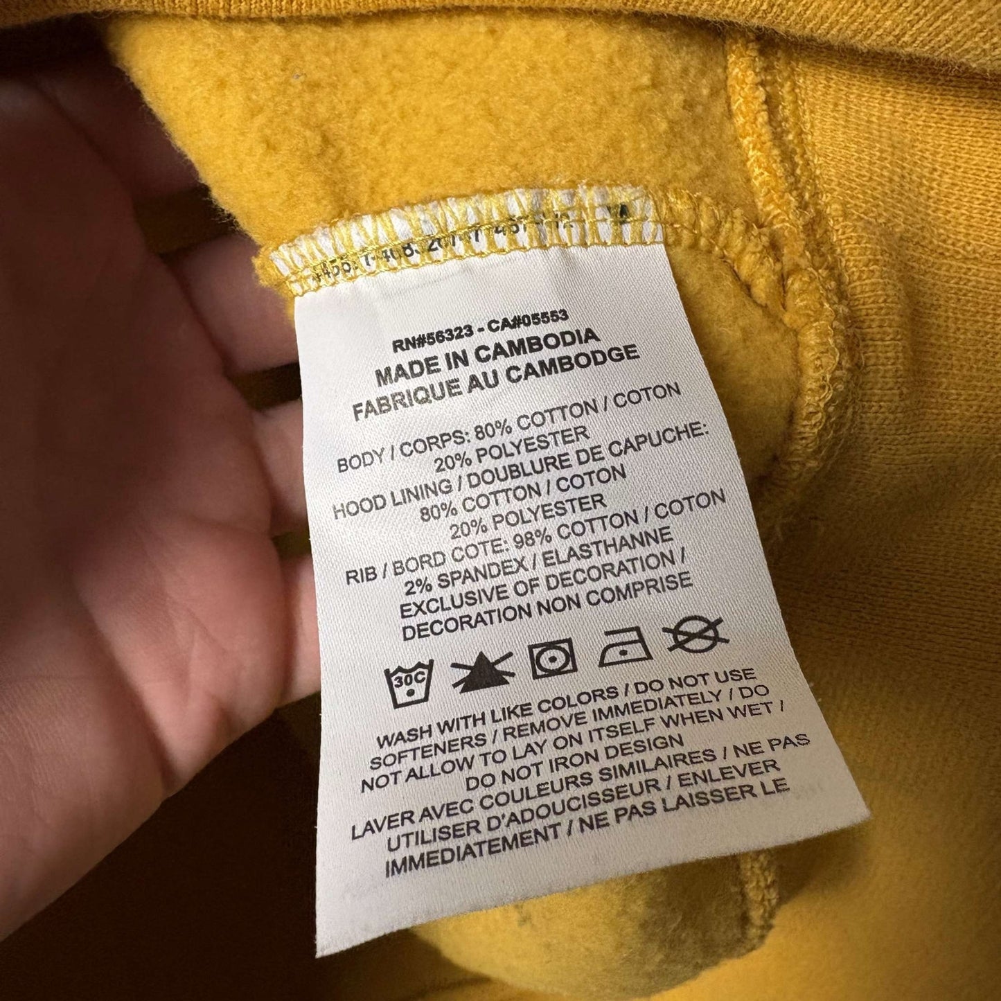 Nike SB x The Killing Floor yellow hoodie XL