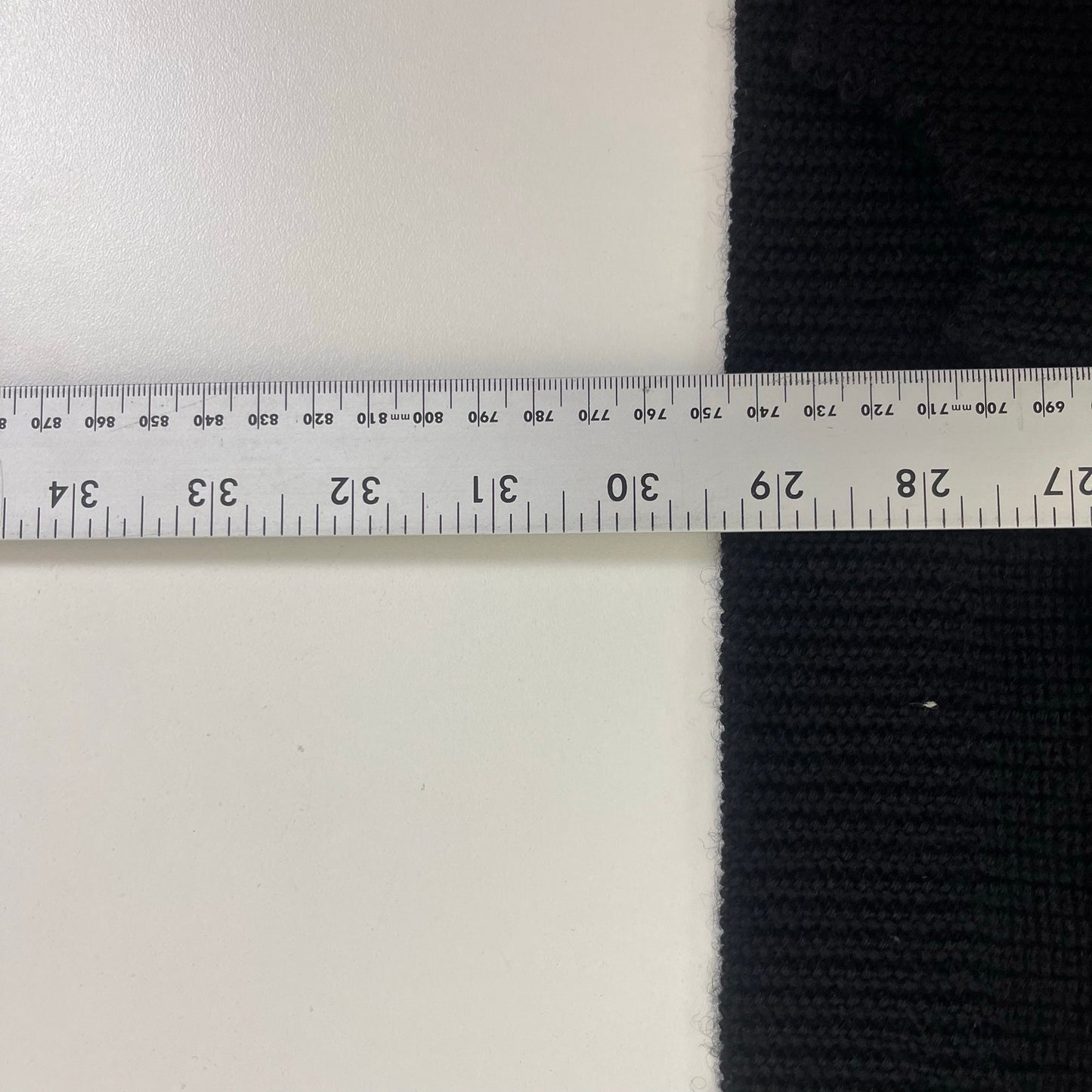 Raf Simons distressed black knit virgin wool sweater L