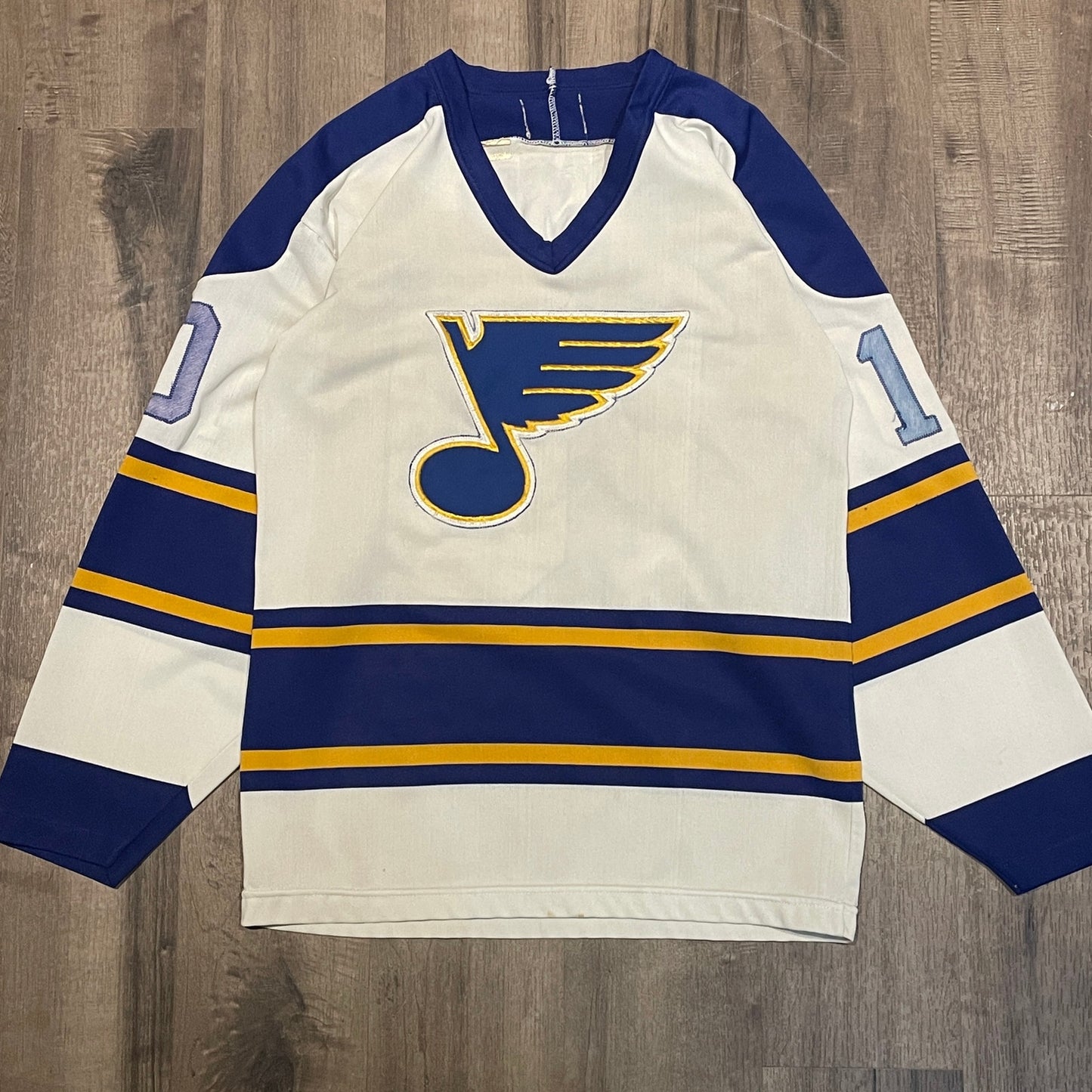 NHL ST LOUIS BLUES 70's hockey jersey L