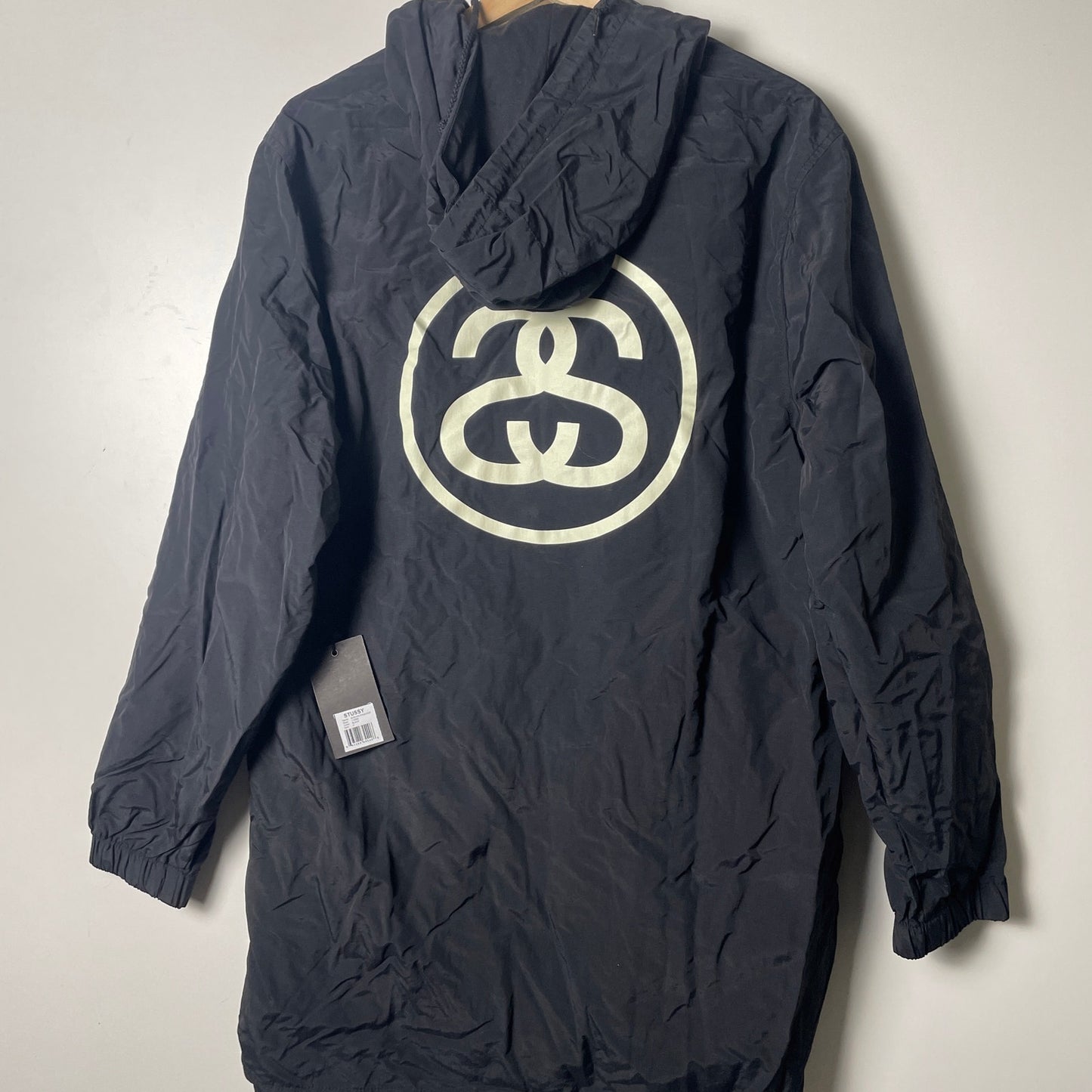 Stussy SS link stadium long trench coat jacket S
