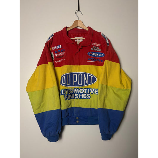 Vintage Nascar  Rainbow Racing Jacket XL