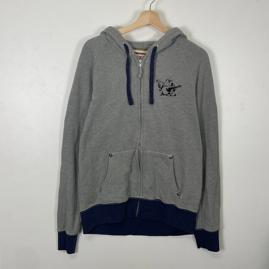 True religion contrast stitch spellout hoodie L