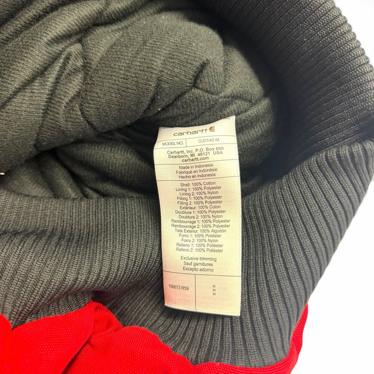 Carhartt Active Red Hooded Jacket M