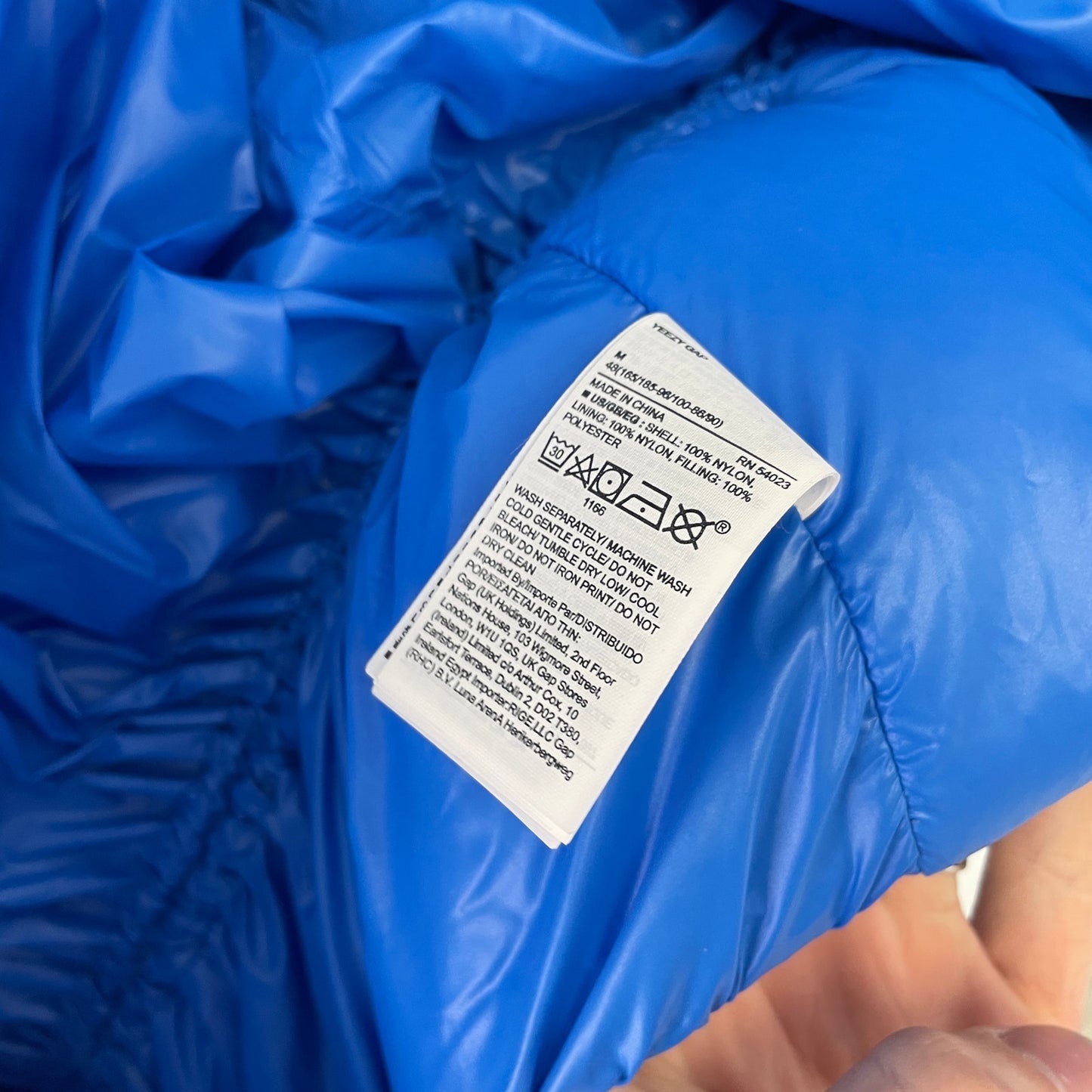 YEEZY GAP Round Jacket Blue M