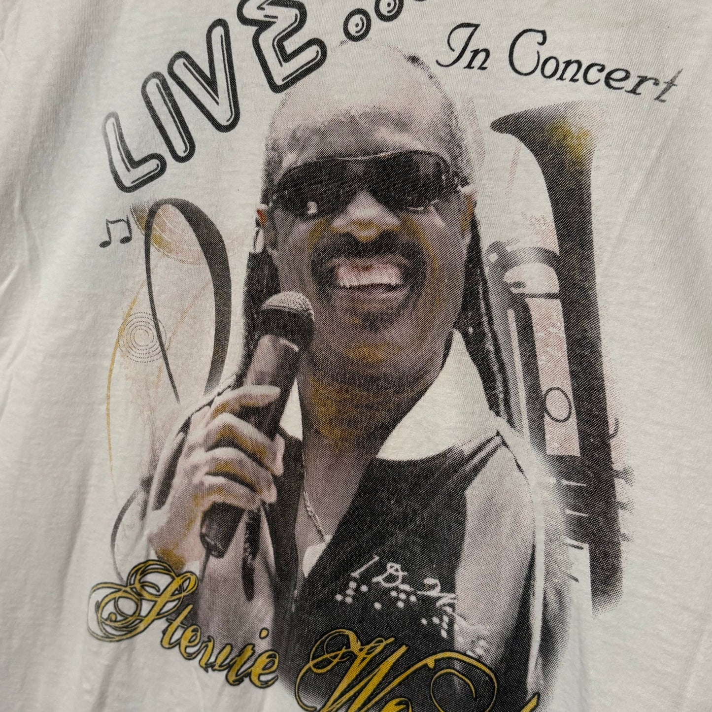 Vintage Stevie Wonder 2007 tour tee XL