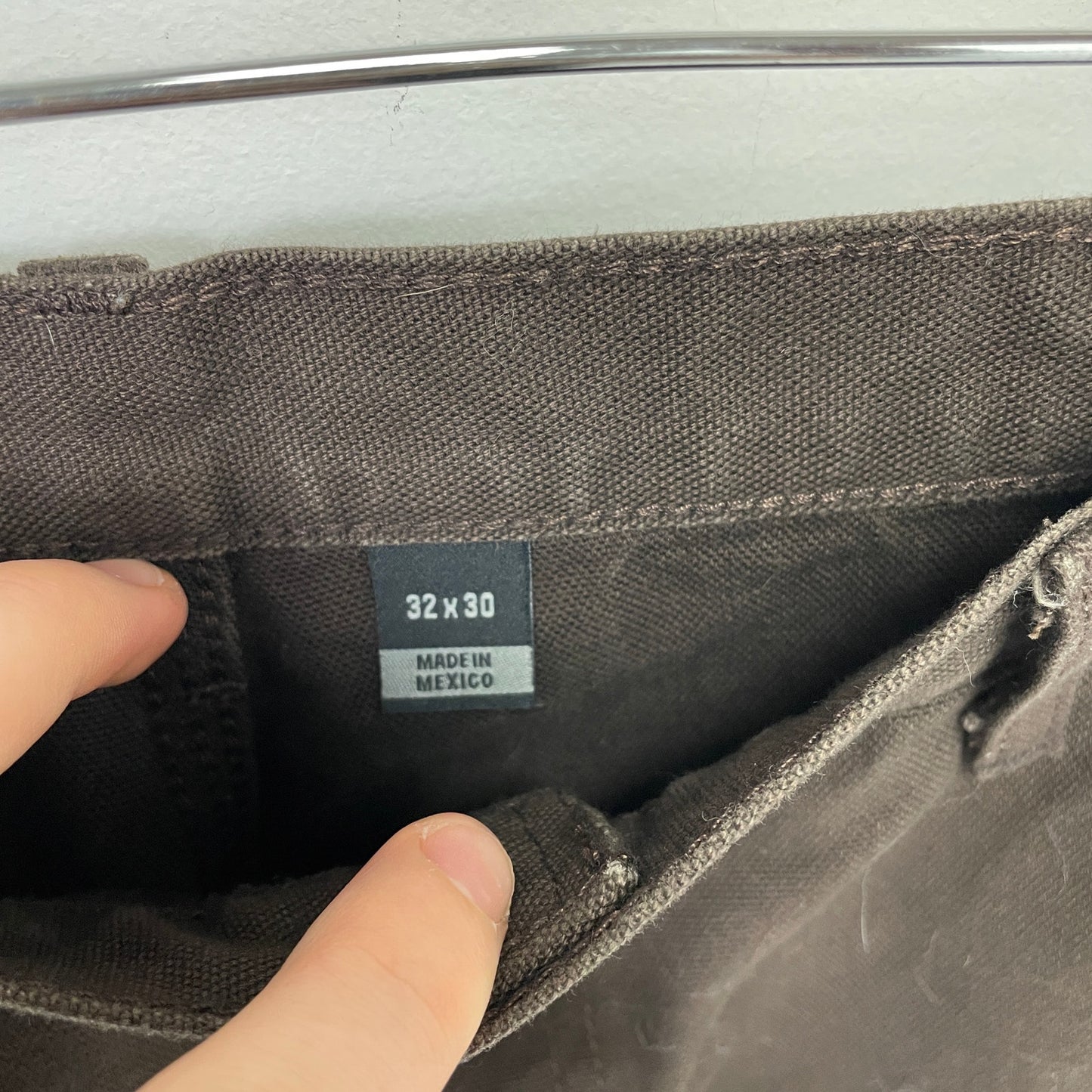 Carhartt double knee mocha brown 32