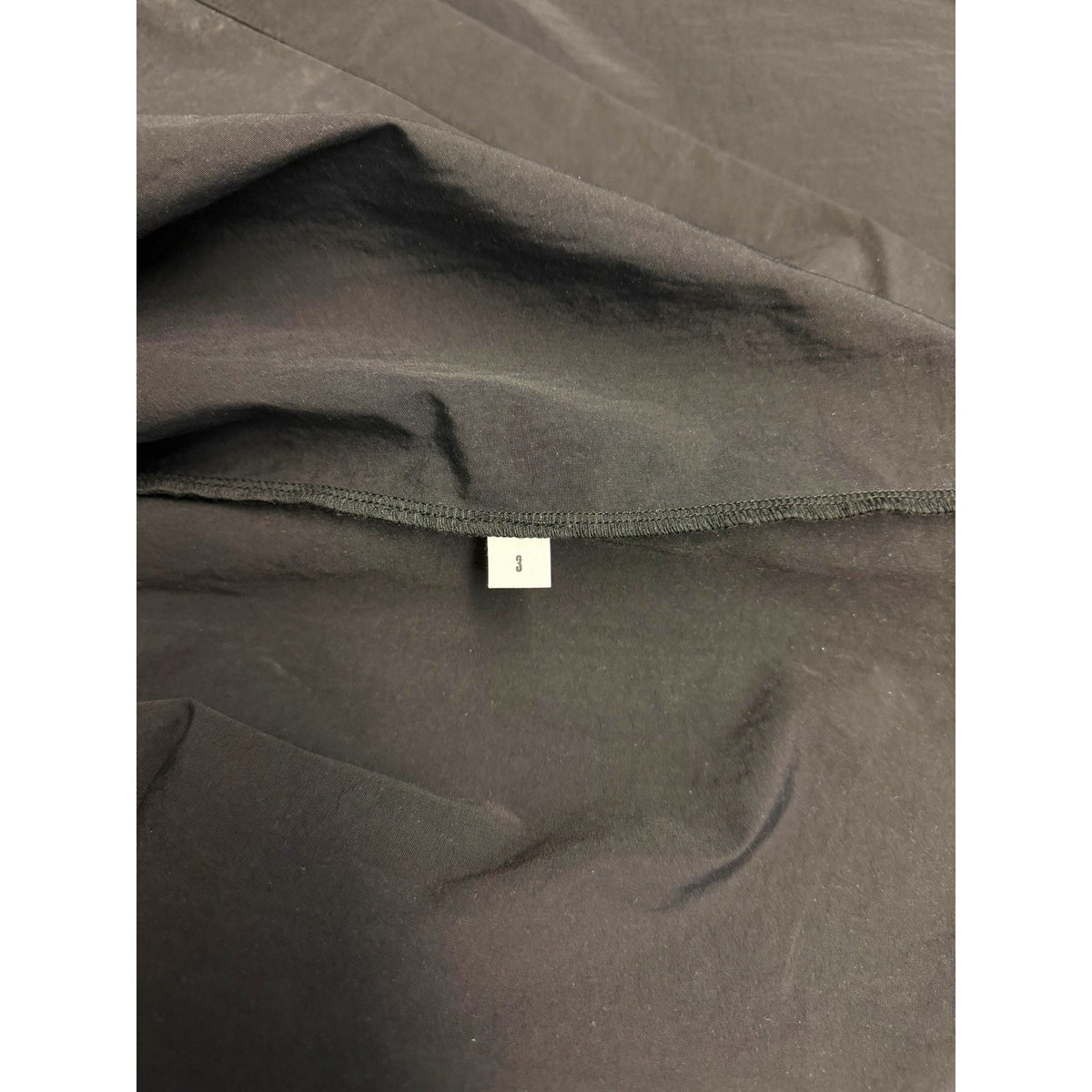 Yzy Trench Rain Coat Black 3/Xl