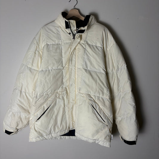 Polo Ralph Lauren white winter puffer XL
