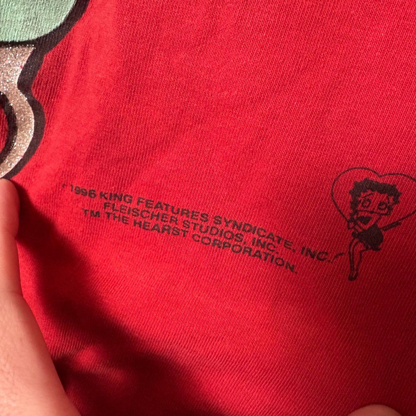 Vintage Betty Boop Glamour Girl AOP tee 1996 XL