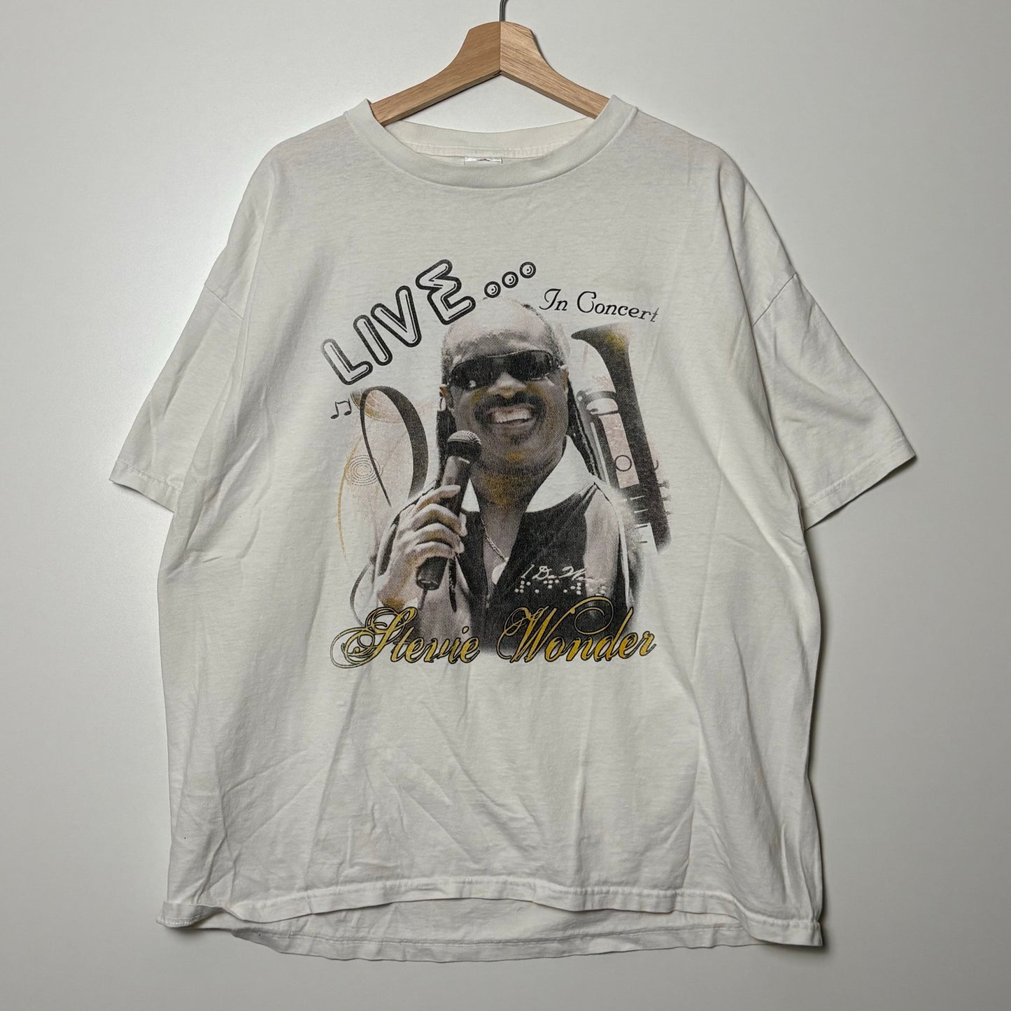 Vintage Stevie Wonder 2007 tour tee XL