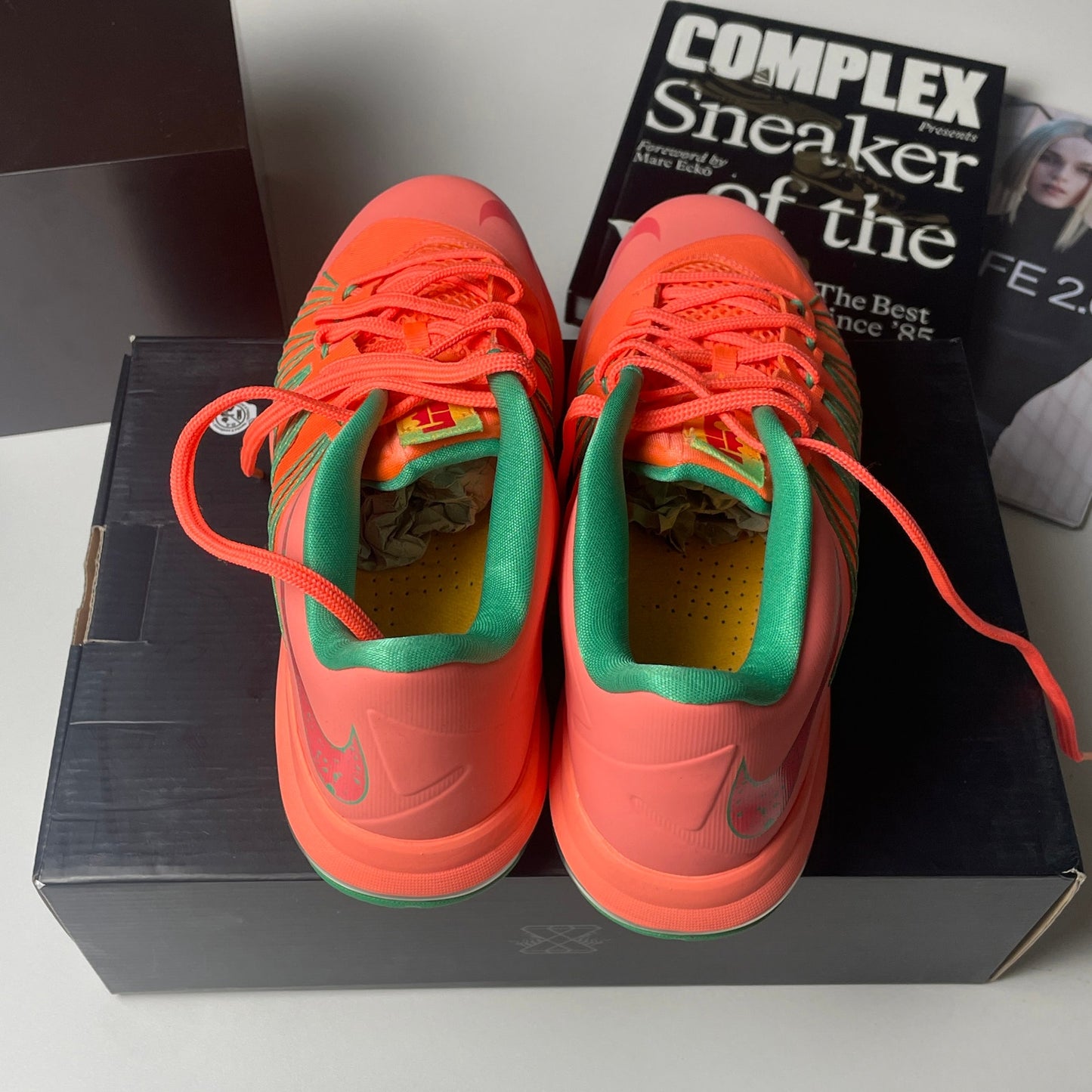 Nike LeBron X 10 low watermelon sneaker 9.5