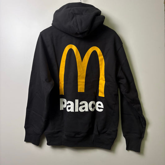Palace x McDonald's Logo Hoodie Black M NEW