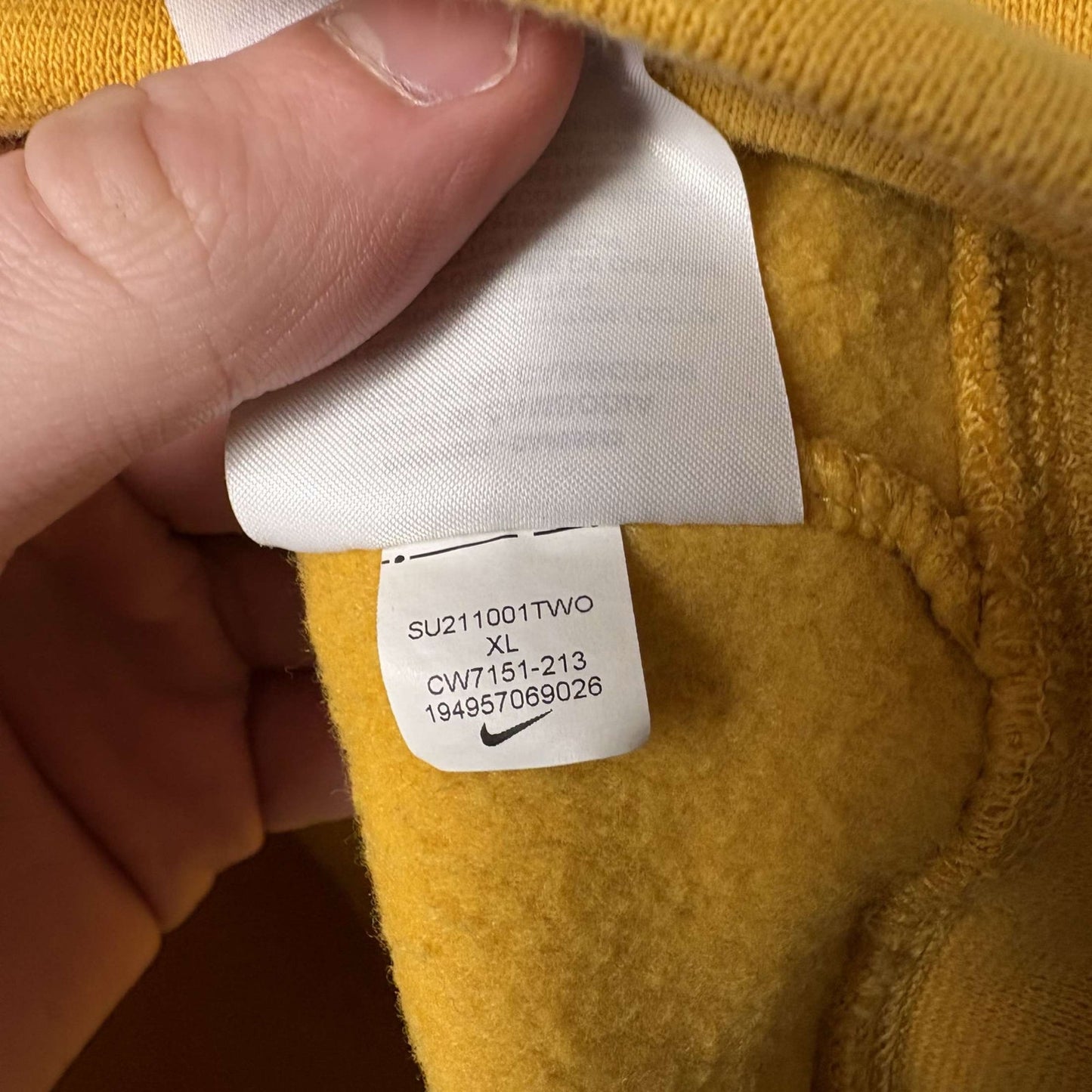 Nike SB x The Killing Floor yellow hoodie XL