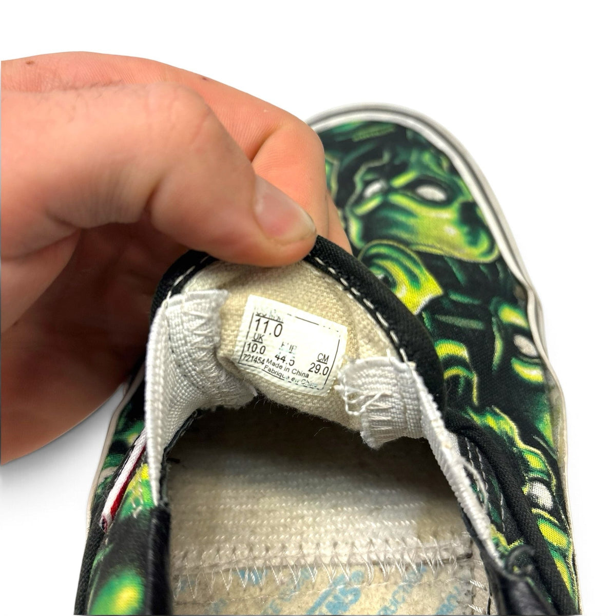 Supreme X Vans Slip On "Glow In The Dark Skull Pile" 11