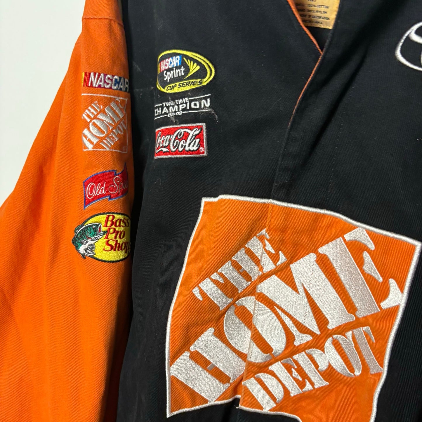 Vintage Nascar Home Depot racing Jacket XL