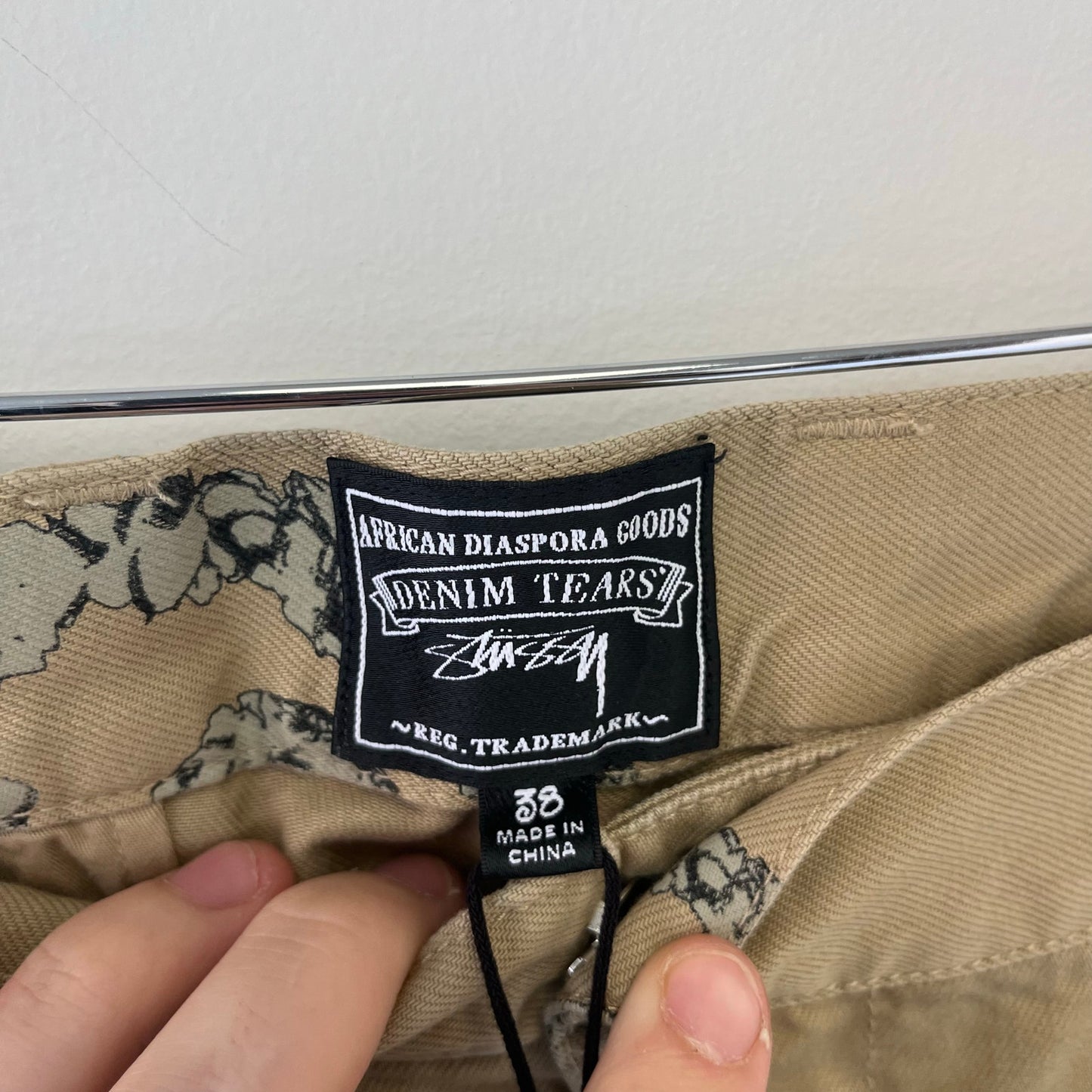 Stussy x Denim Tears SS Wreath Chino Pants NWT 38