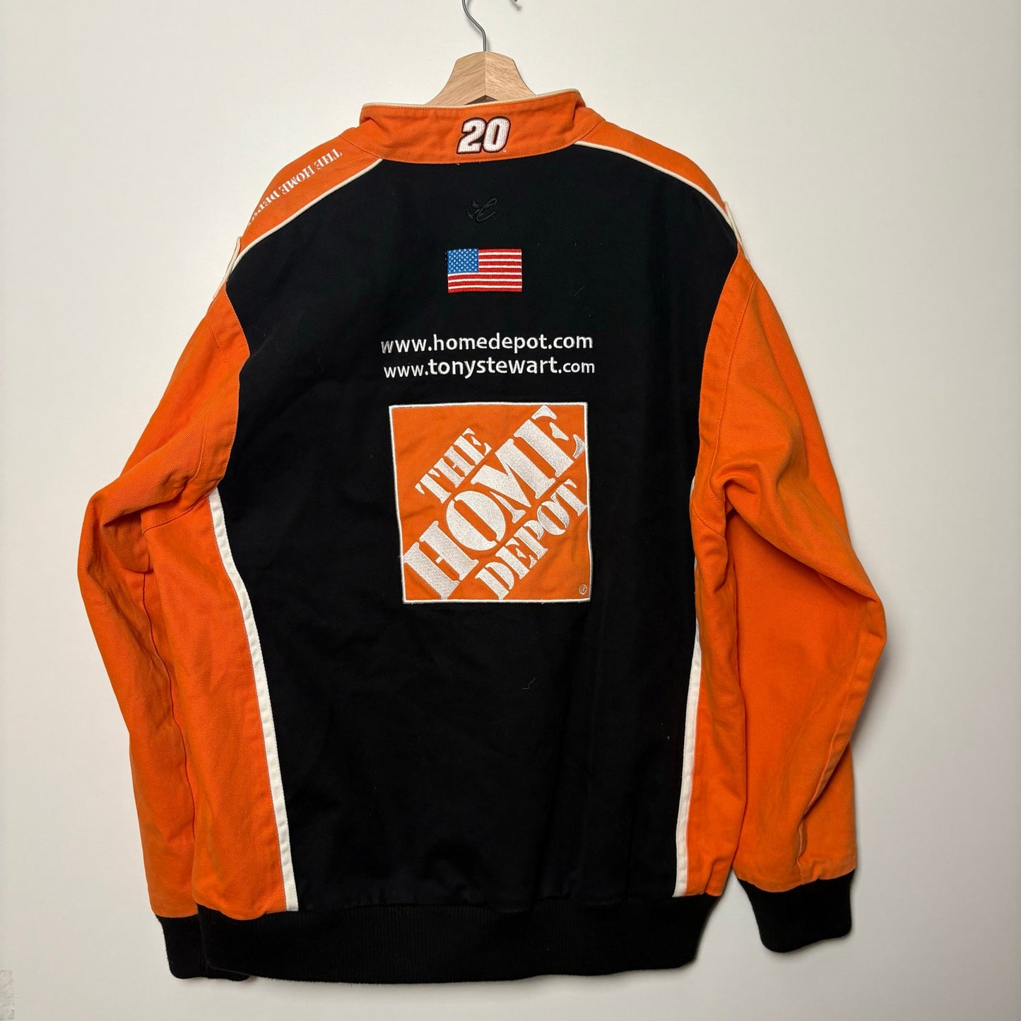 Vintage Nascar Home Depot racing Jacket XL