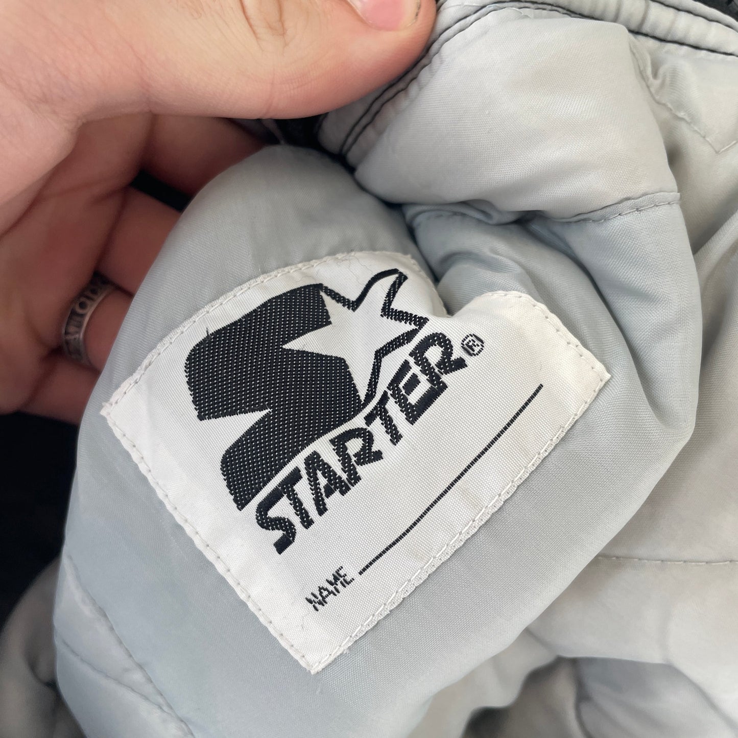 Vintage Chicago white sox starter puffer jacket L