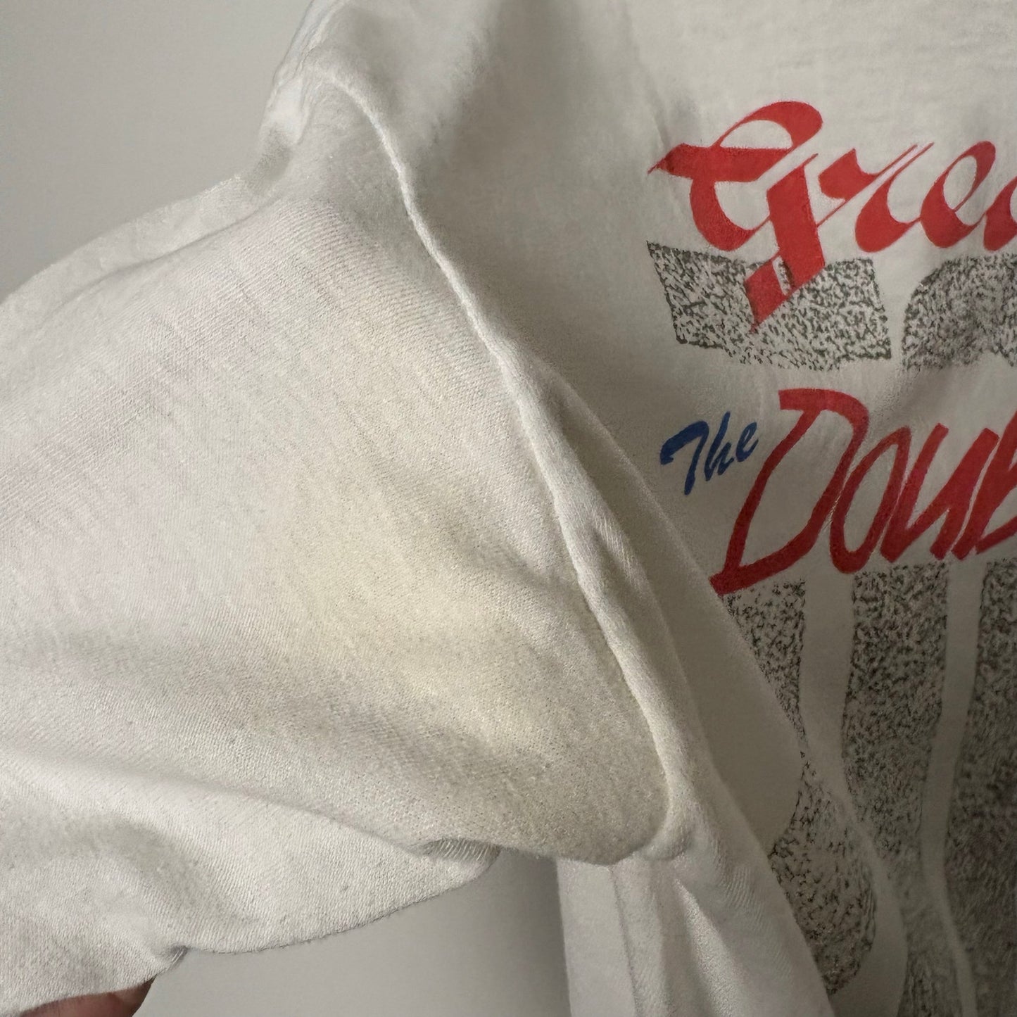 Vintage 80s great white bone head tour tee L