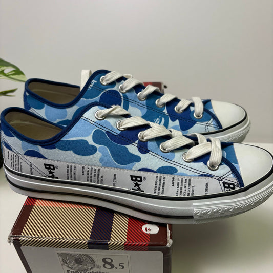 A Bathing Ape Bape Abc Camo Ape Sta Low 'Blue' 1F80-191-007BLU