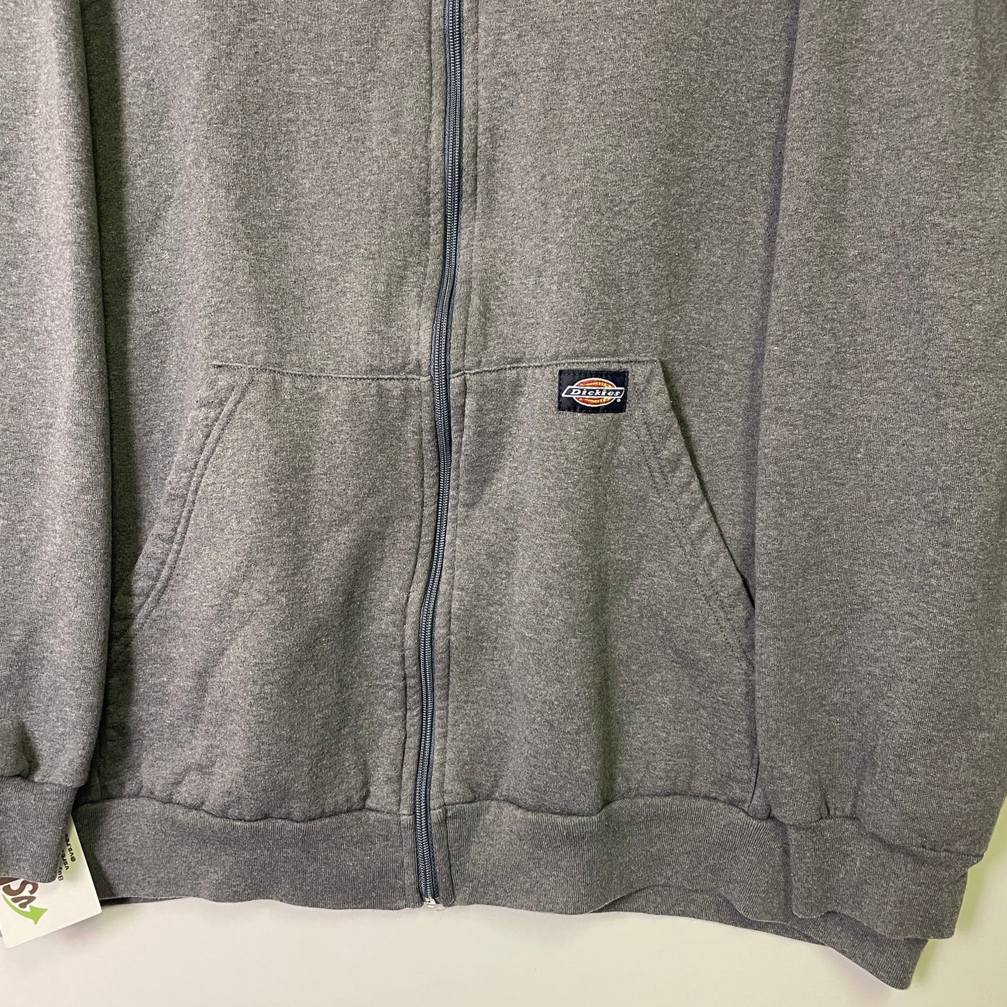 Vintage Dickies workwear grey zip up hoodie XL