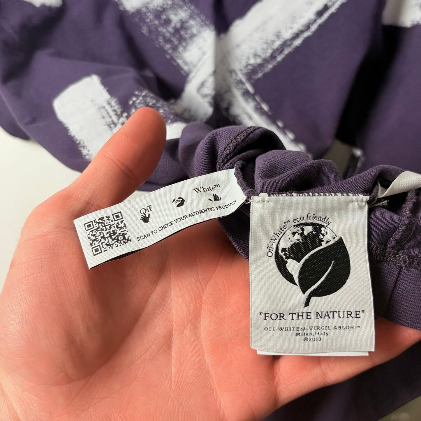 Off-White Logo Printed Crewneck T-Shirt S NWT
