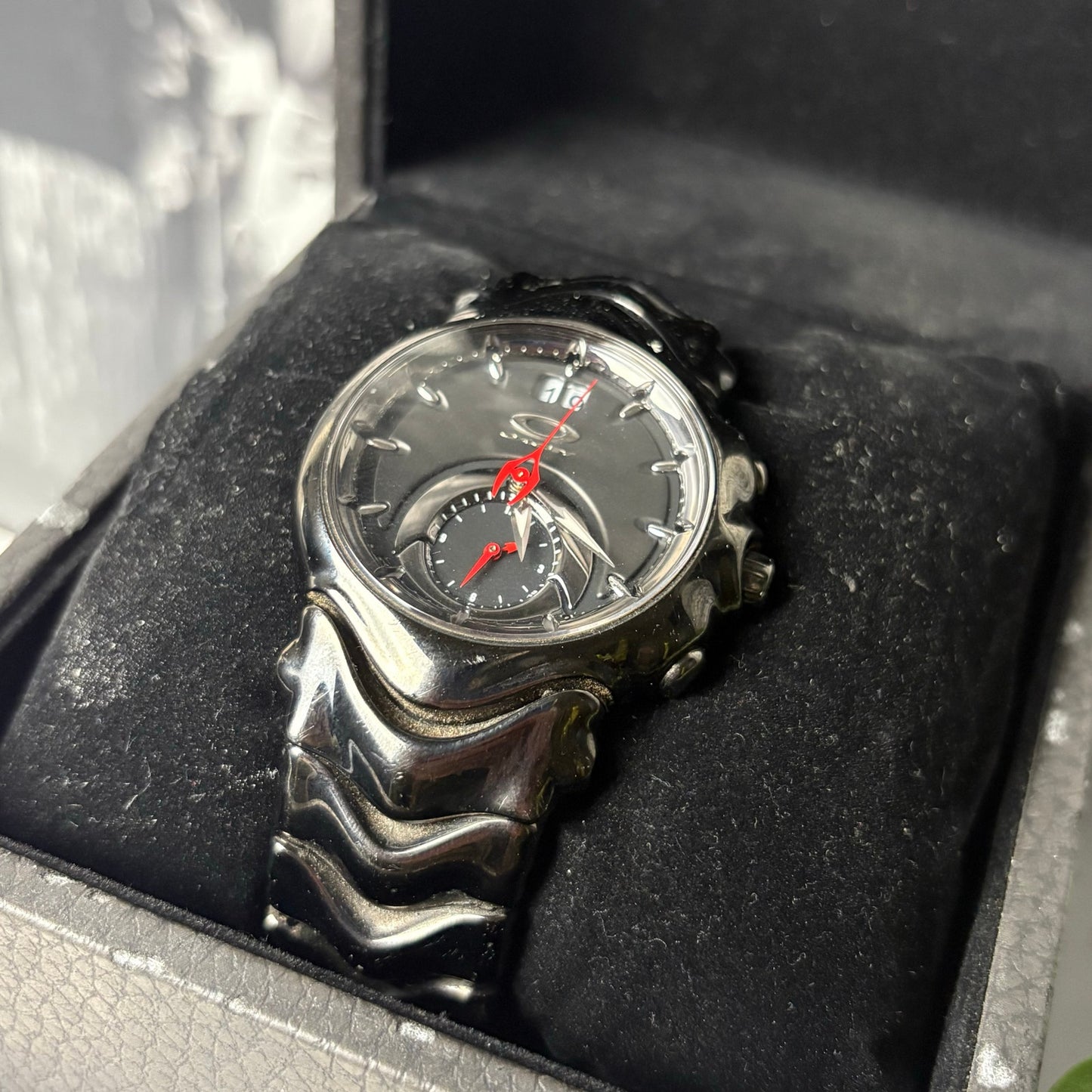 Oakley Judge Stealth Black Stainless steel black dial Watch