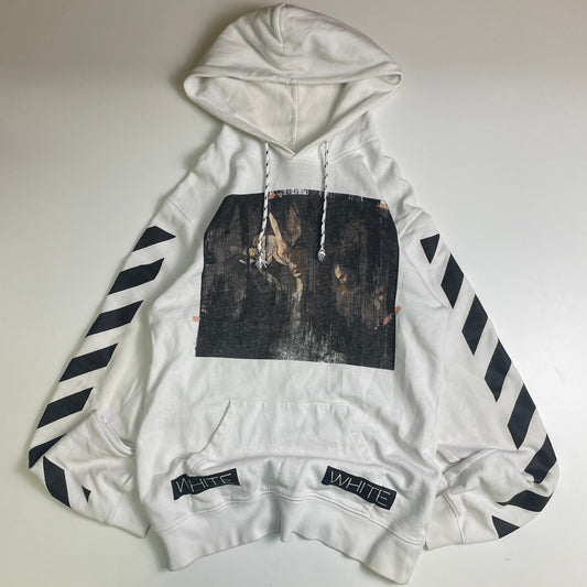 Off White 2015 Caravaggio Diagonal hoodie S/M