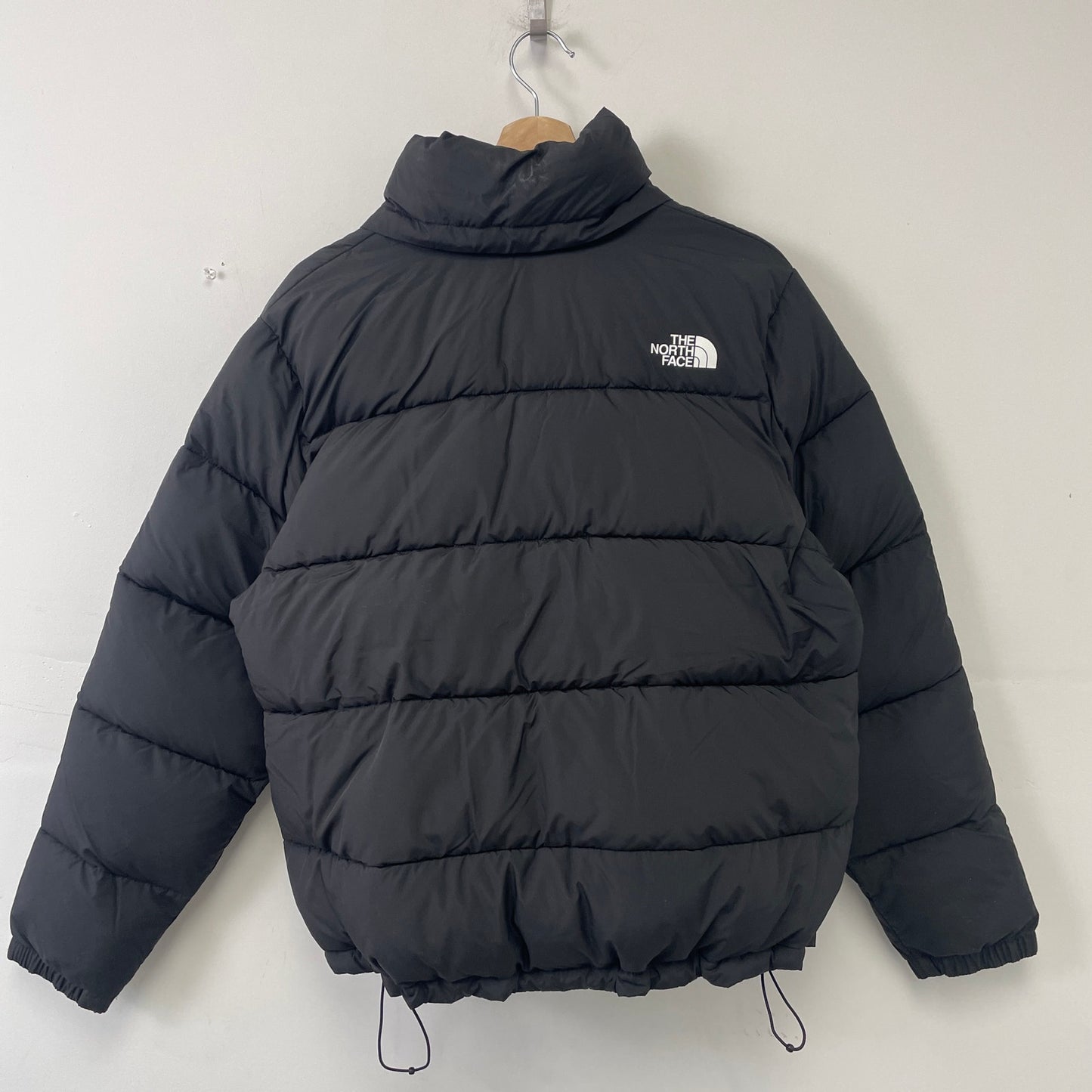 The North Face puffy jacket black puffer jacket L/XL NWT